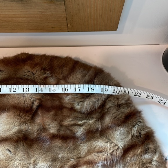 Vintage 1930s Neusteters Denver Real Mink Fur Capelet Wrap - Picture 6 of 7